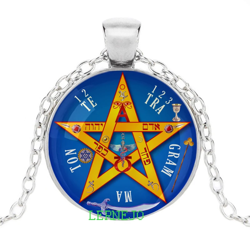 Tetragrammaton Amulett Halskette Hebräische Bibel Vier Buchstaben Name für Gott HaShem Anhänger YHWH Blessed