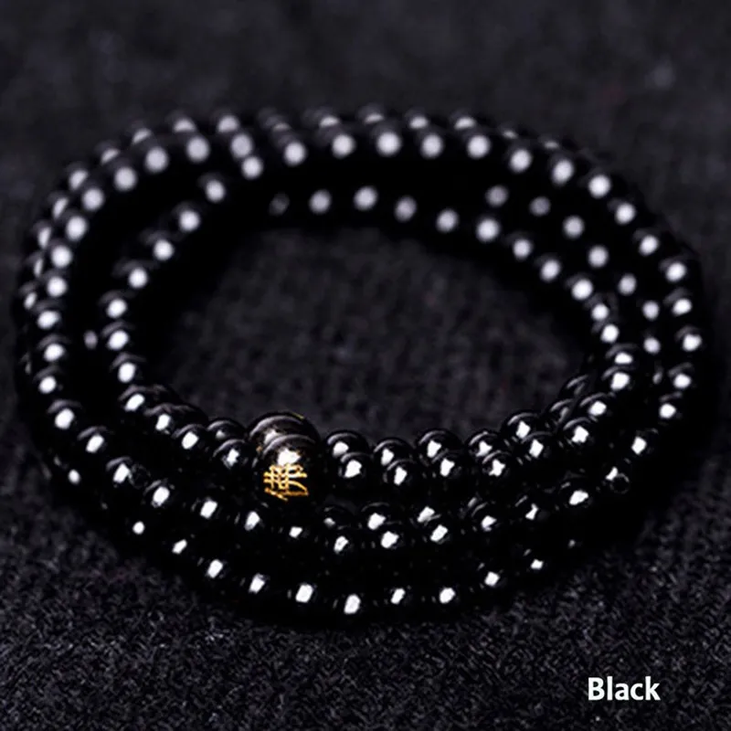 6mm*108 Natürliche Rote Sandelholz-Perlen Gebets-Japa-Rosenkranz Mala Armband Tibetisch-Buddhistischer