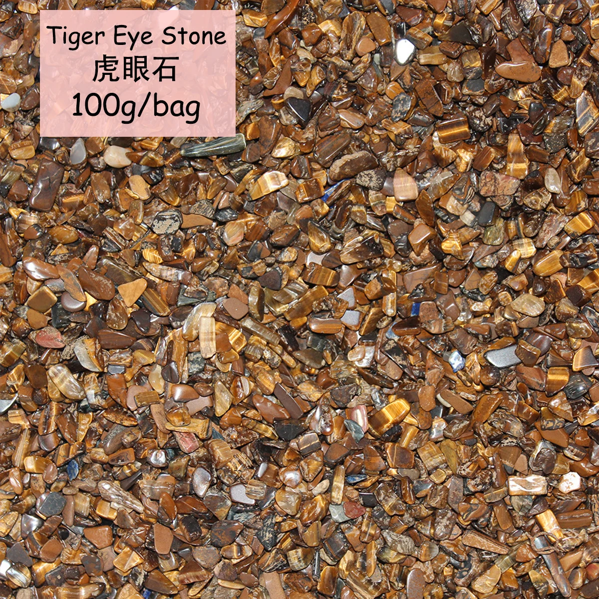 100 g/Beutel Natursteine Kies Achat Kristalle Bulk polierte Steine Felsen Edelsteine für Gartenarbeit