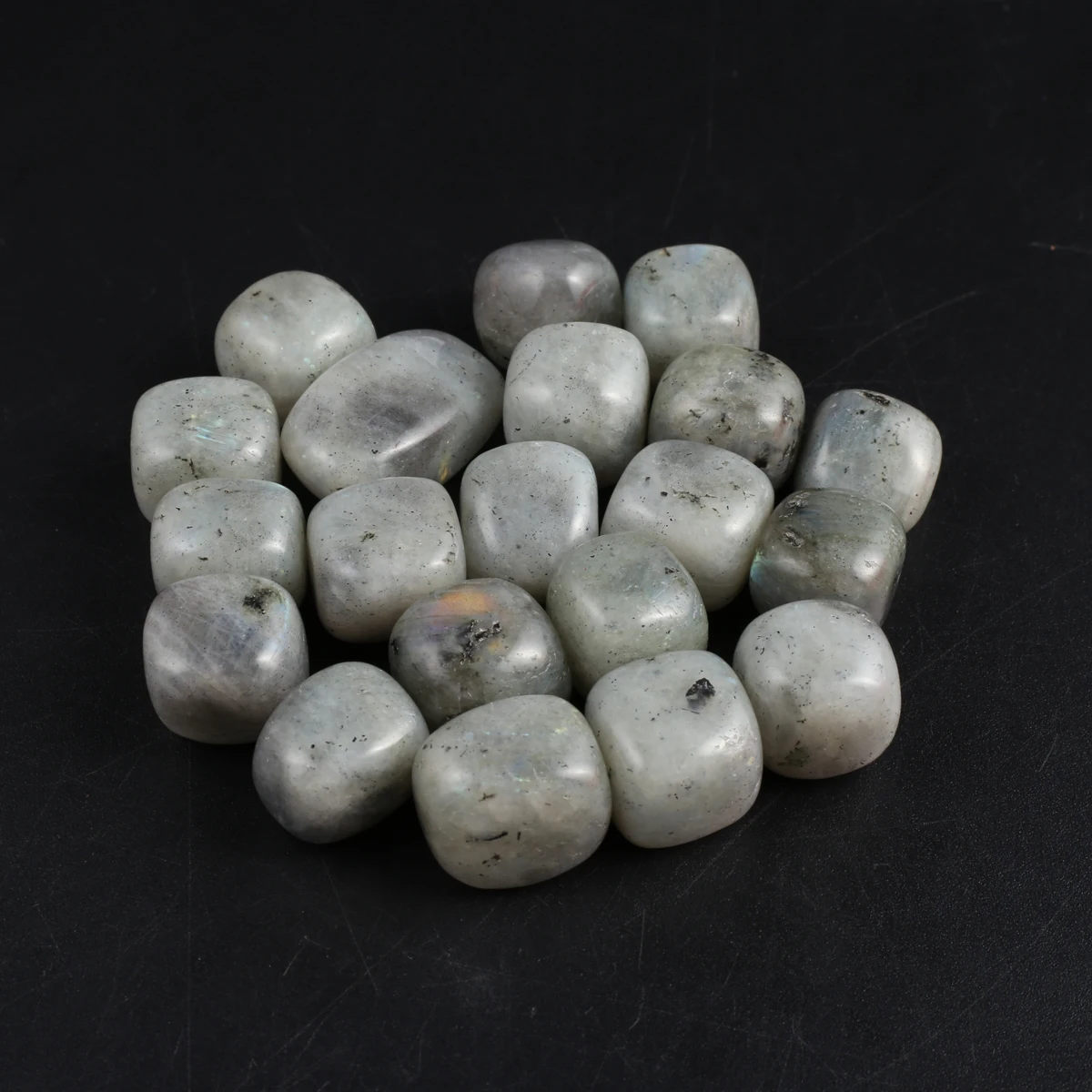 Kristall Fluorit Opal Naturstein Quadratischen Stein (10 Stück) – Bild 5