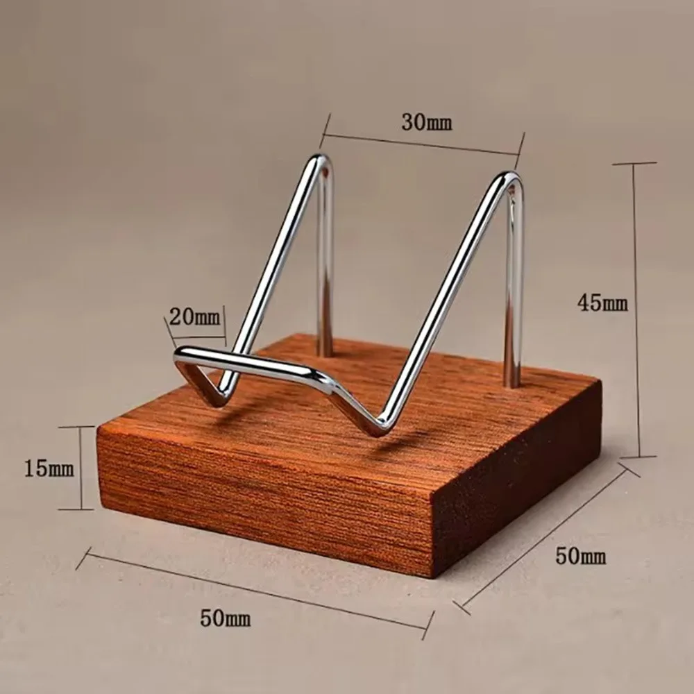 Holz Kristallkugel Basis Handwerk Achat Steine Kugel Display Stand Fotografie Requisiten Metall Arm Mineralien