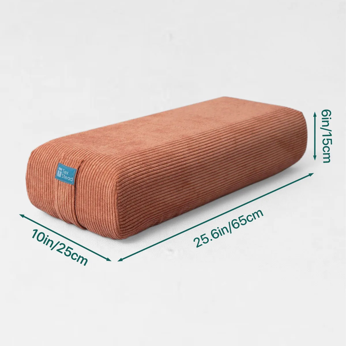 Yoga-Bolster-Kissen, Rechteckiges Meditationskissen, Leichtes Yoga-Zubehör, Regenerierendes Yoga-Kissen