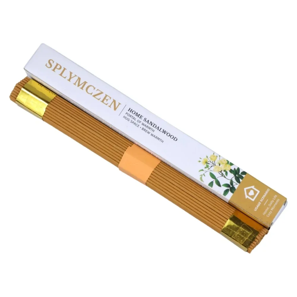 91/Stück Räucherstäbchen, Sandelholz, Luftduft, Yoga, Meditation, aromatisch, 270 mm, extra lang (bambusfrei)