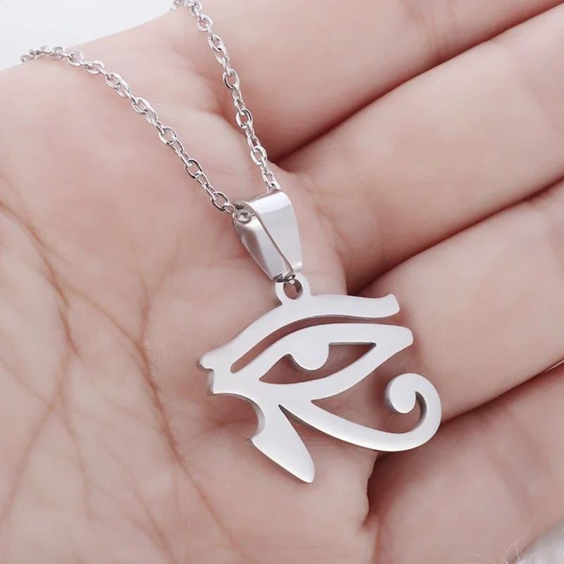 Auge des Horus Halskette Evil Eye Anhänger Altes Ägypten Schutz Halskette Schmuck Geschenk Männer und Frauen