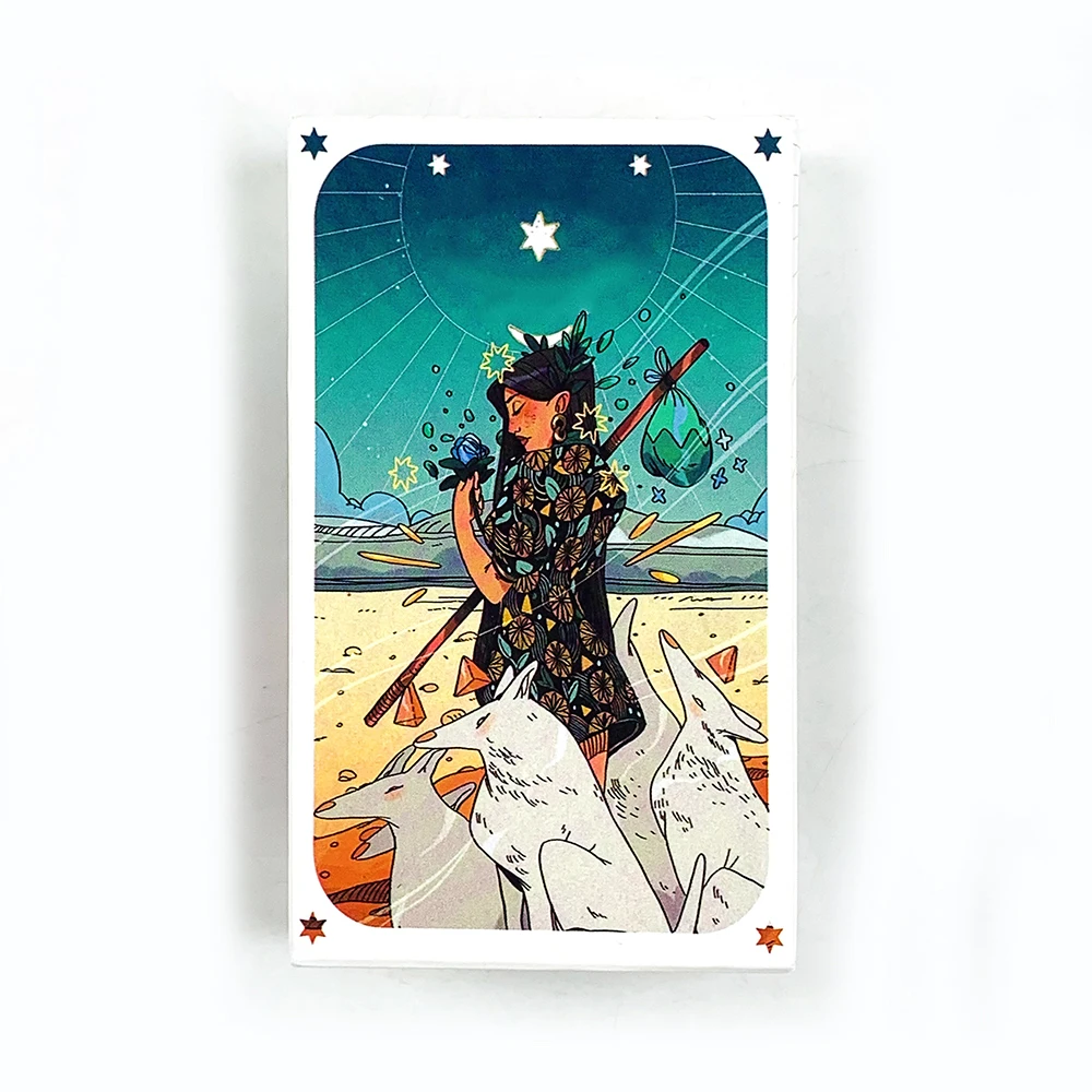 Tarotkarten, 78-teiliges Deck, Orakel, englische Ausgabe, Wahrsagerei, Brettspielkarten, ideal für Anfänger