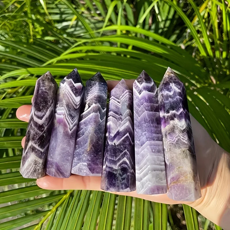 Natürlicher Amethyst-Spitzen-Turm, reine und geruchsneutrale Heimdekoration, perfektes Geschenk aus