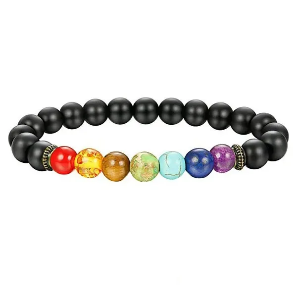 7-Chakra-Heilarmband absorbieren und lösen ätherische Öle, Diffusor-Armbänder