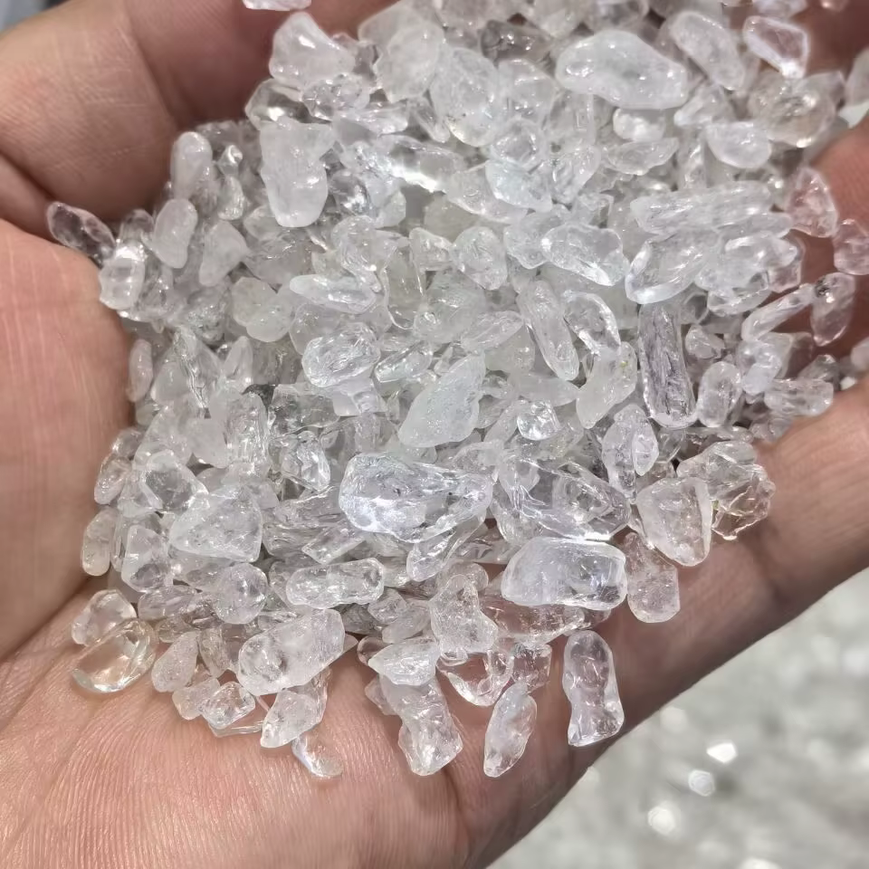 100 g 2-4 mm Naturstein, Perido-Quarz, Olivin, grüner Kristall, Mineralprobe, Felschip, Kies, grober roher