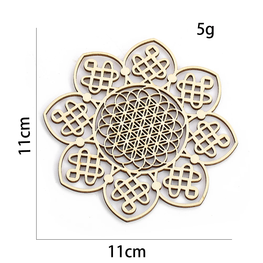 Mandala Heilige Geometrie Hängende Blumenleben Wandkunst Spirituelle Yoga Meditation Chakra Kristall Gitter