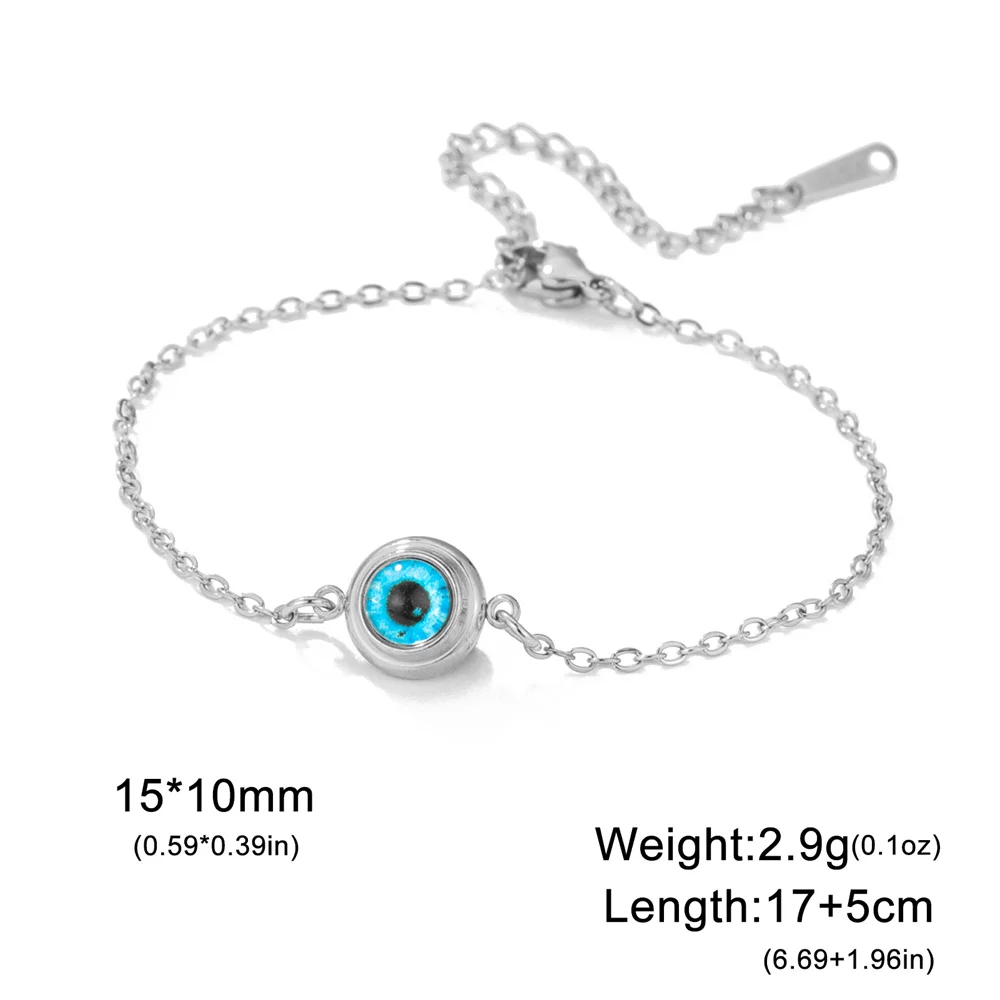 Hamsa-Hand-Armbänder mit bösem Blick für Männer und Frauen, Edelstahl-Anhänger, verstellbares Armband