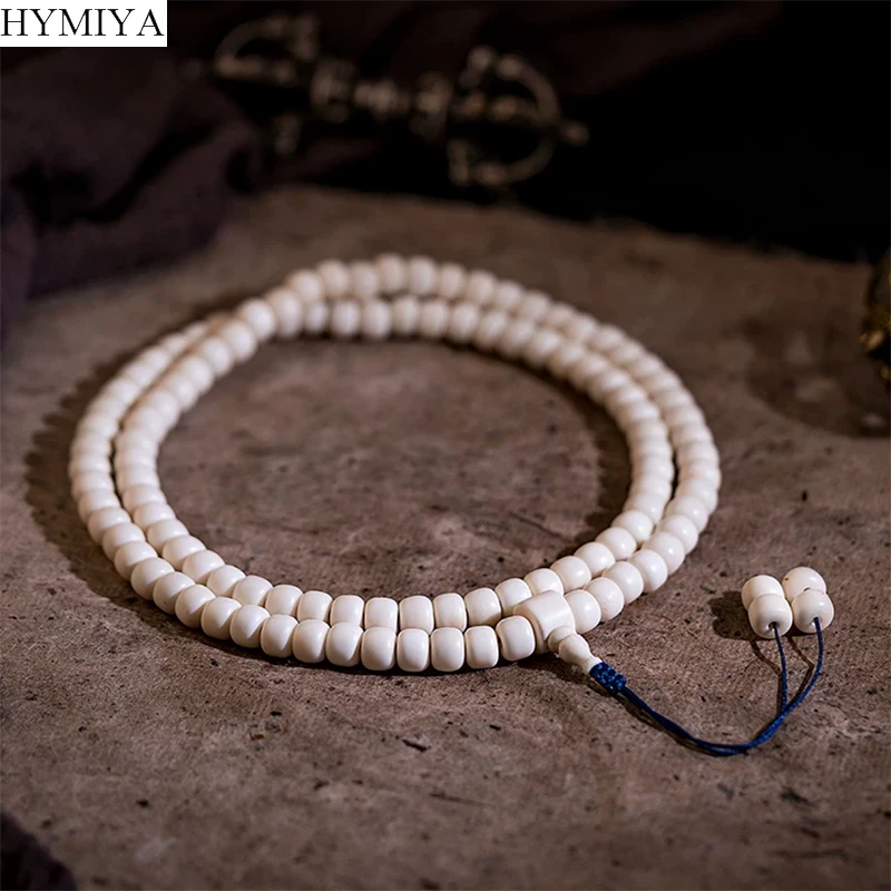 Tibetische Mala Yakbone Buddhistische Gebetskette 108 Perlen Buddhistischer Gebetsrosenkranz