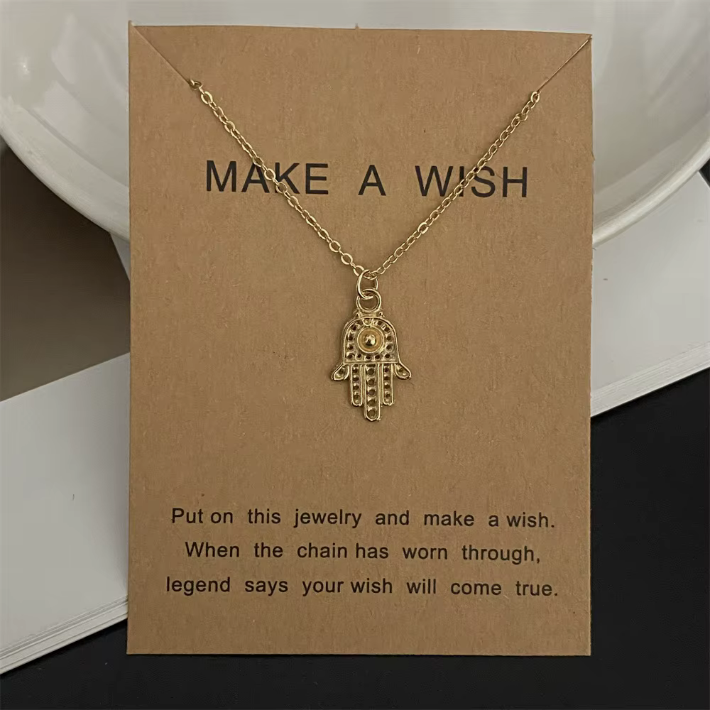 Mond-Stern-Anhänger-Halskette für Mädchen und Frauen, goldene Farbe, verschiedene Design-Gliederkette