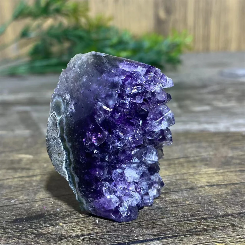 Natürlicher Kristall Amethyst Freiform Stein Quarz Mineral Edelsteine für Spirituelle Ornamente Heimdekoration