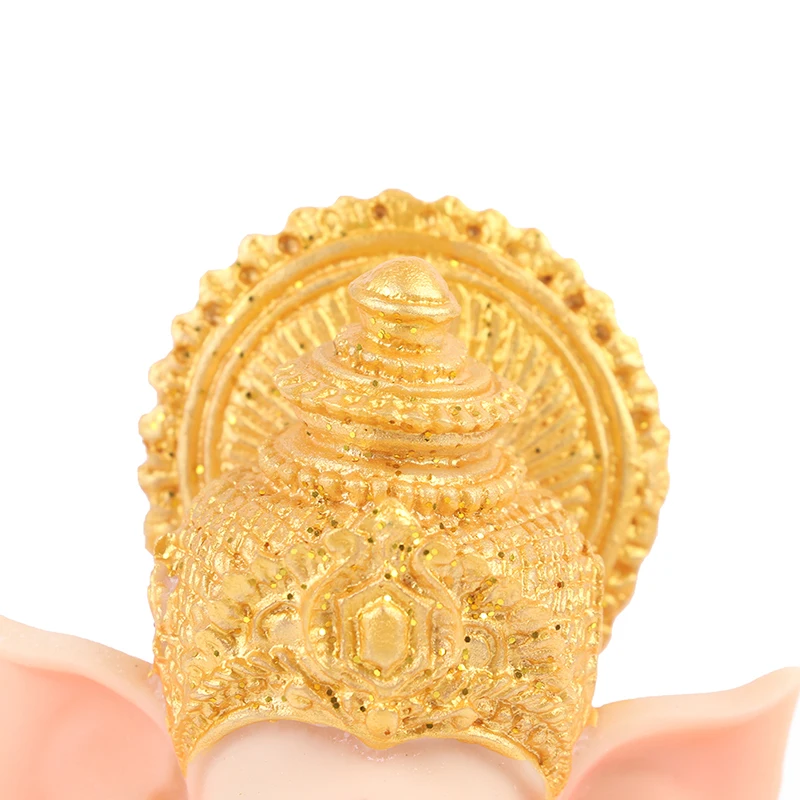 Gold Lord Ganesha Buddha Statue Elefant Gott Skulpturen Ganesh Figuren
