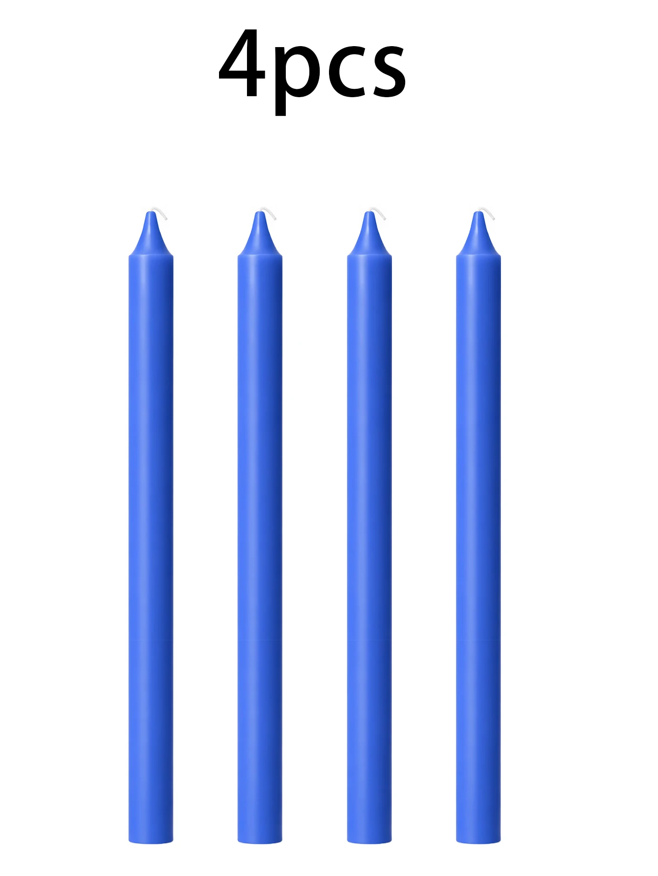 Set blauer Duftkerzen, kein schwarzer Rauch, aus Sojawachs, brennt bis zu 5 Stunden, geeignet für Hochzeiten
