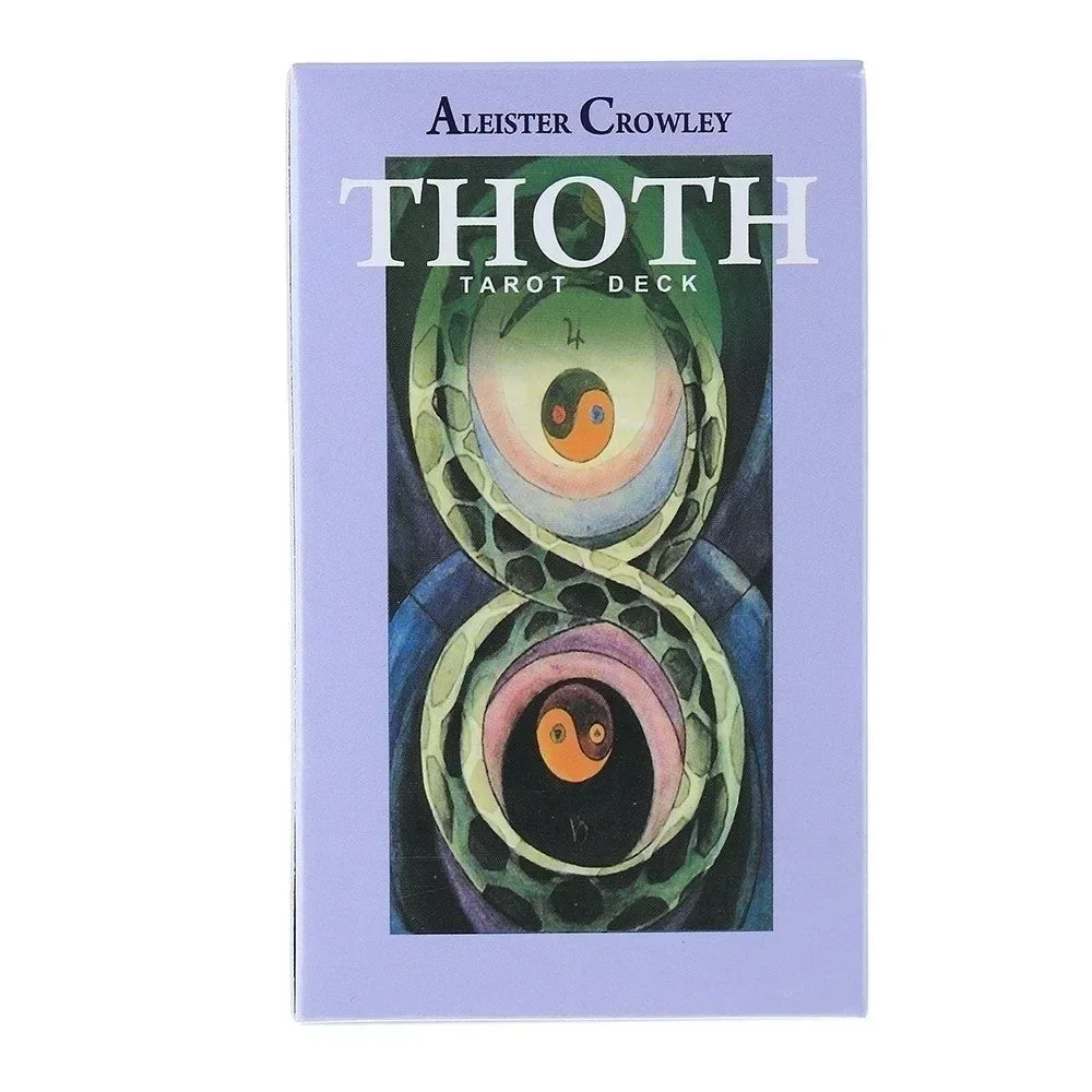 Thoth Tarot-Karten, 78 Karten, Deck, geheimnisvolle Wahrsagerei, Oracle, Spielkarten, Brettspiel, Spiele