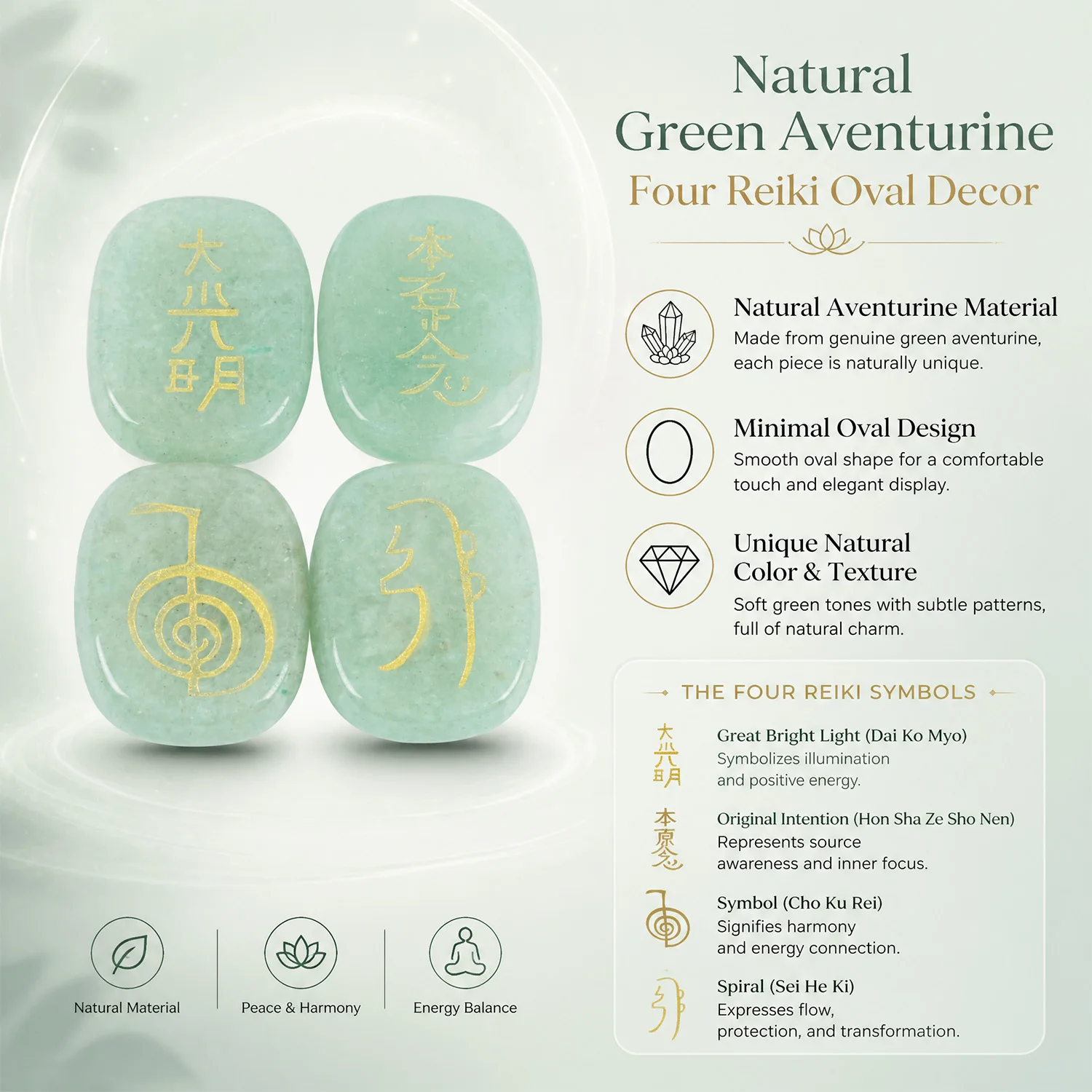 Heiß 4pcs natürlichen Quarz Achat Lapislazuli Reiki Symbol Energie Stein cho ku rei sei er ki dai ko myo