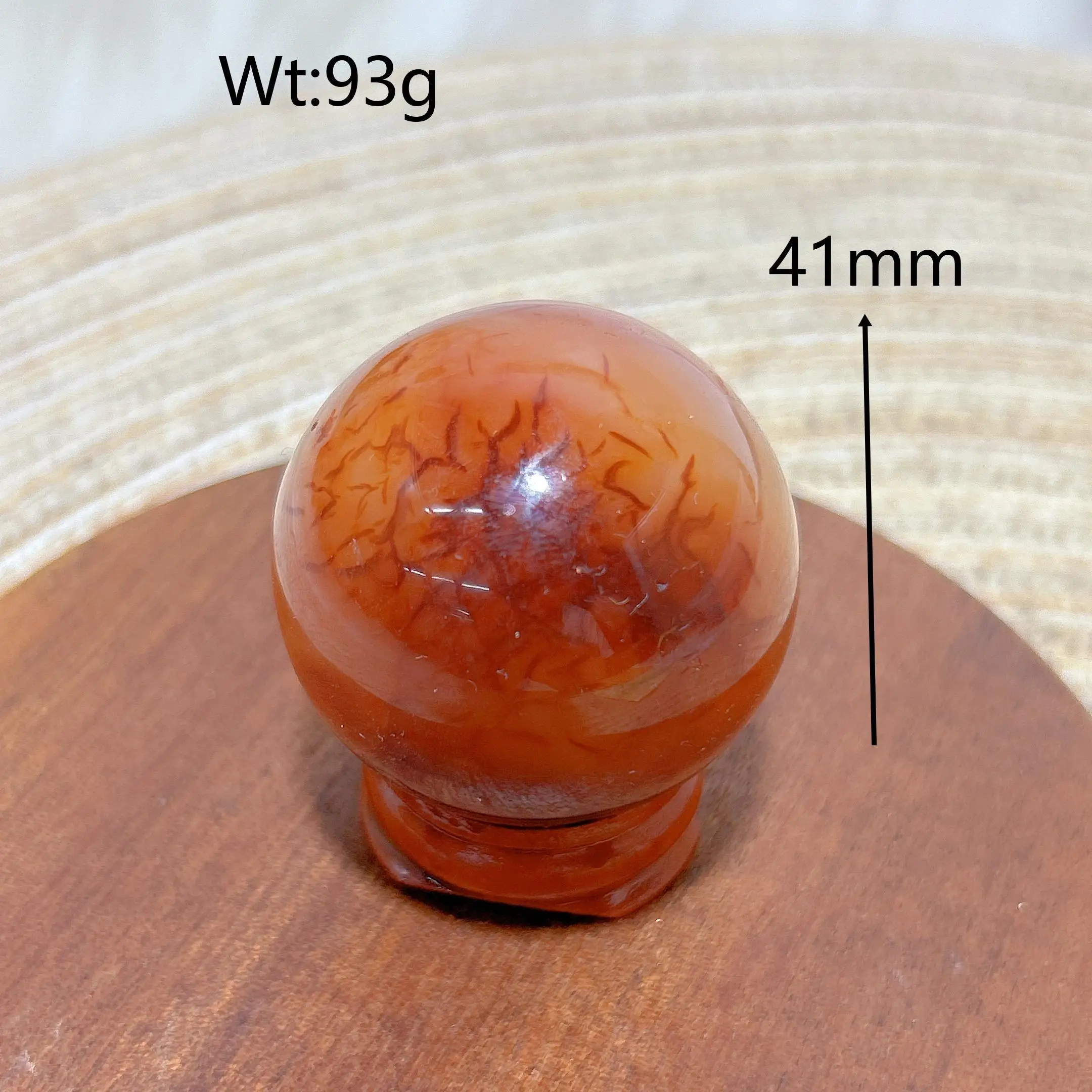 Natürliche Kristalle Karneol Druzy Geode Kugel poliert bunte Wohnkultur Raum Derco Geschenk