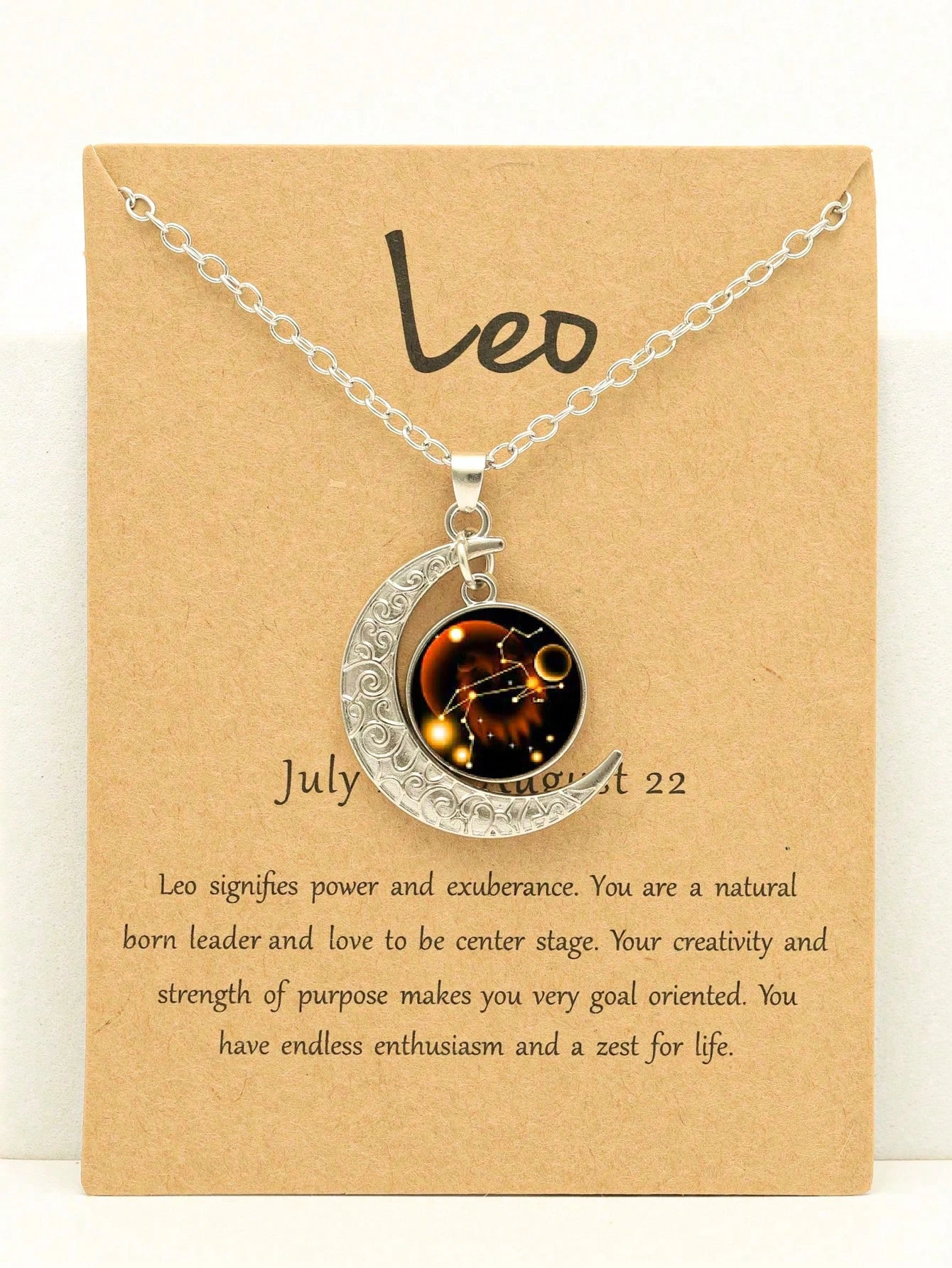 Sternzeichen-Halskette Schmuck Geburtstagsgeschenke Astrologie 12 Konstellationen Horoskop Zeichen Galaxie